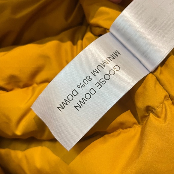 Fjallraven Greenland Down Liner Puffer Jacket - Men's Size S - Yellow Orange - Picture 11 of 16